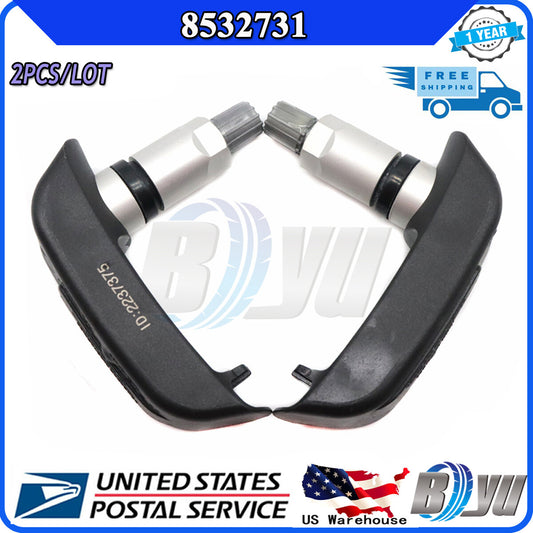 Tire pressure sensor 2-piece set (8532731) for BMW motorcycles F800R, F800ST, and R1200GS.