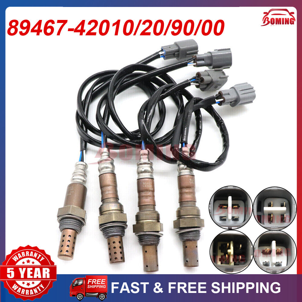 4X Oxygen Sensor 12 For 2006-2008 for Porsche Cayman 3.4L,07-08 for Porsche Cayman 2.7L