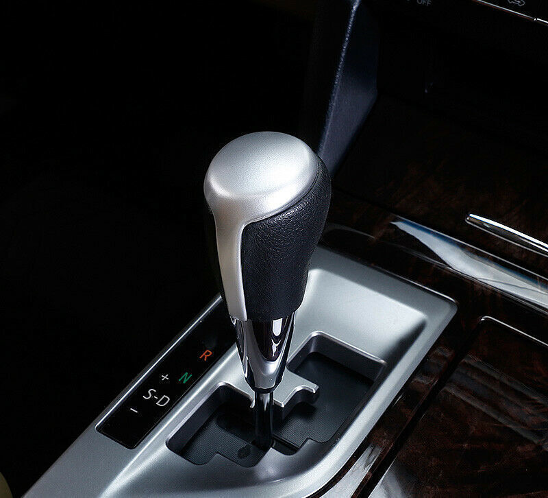 Fit for Toyota for Camry 2012-2017 Matte Silver Head Console Gear Shift Knob Trim