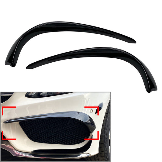 Front Bumper Fog Light Lamp Cover Trim for Mercedes-Benz C-Class W205 2015-2018