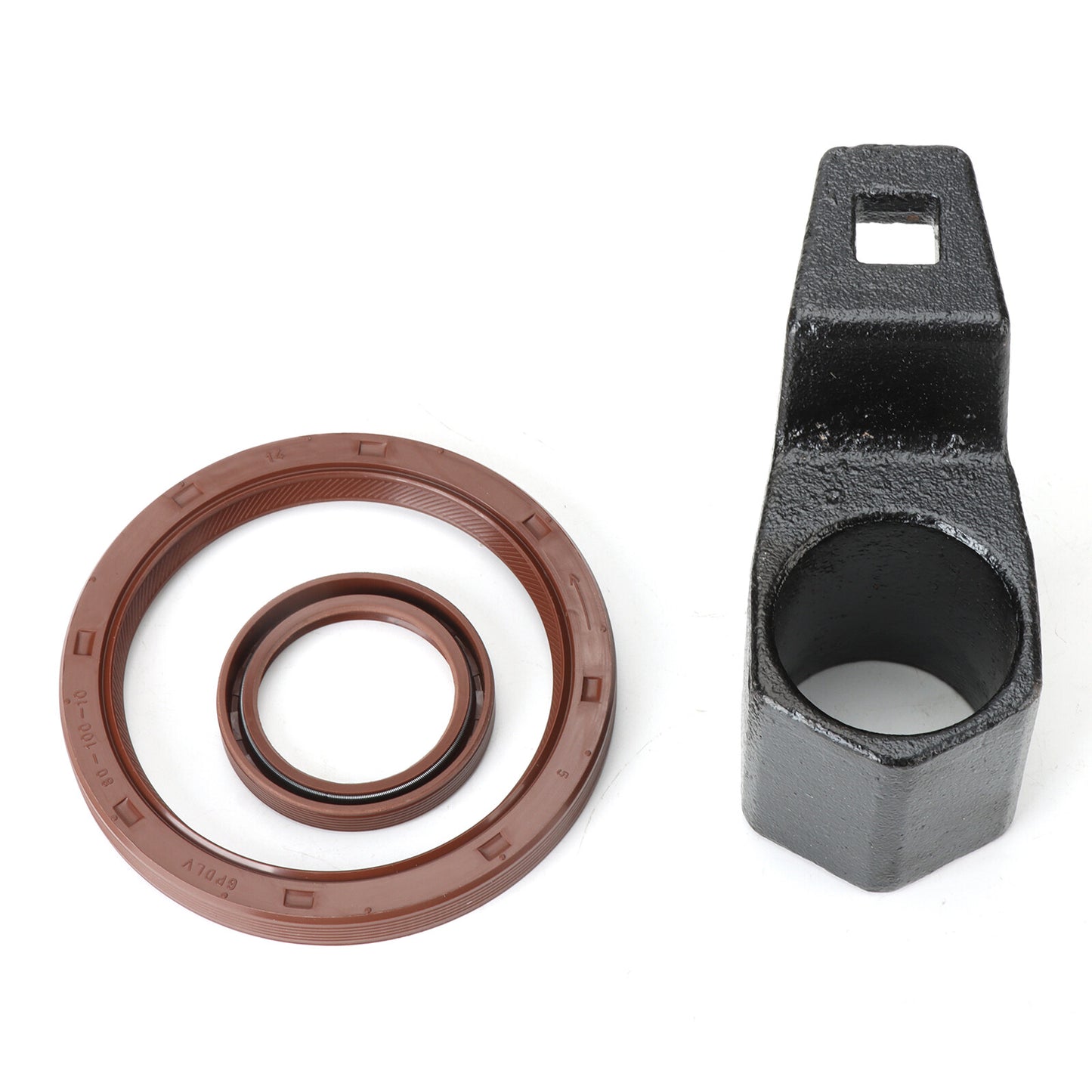 1SET 50MM NEW Crankshaft Crank Pulley Wrench+ Oil Seal for Honda for Acura Engine