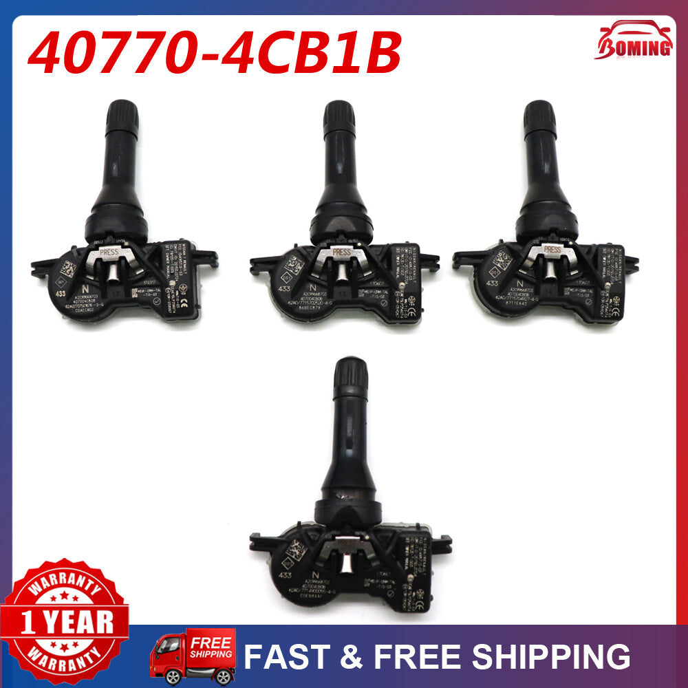 for Nissan Altima Rogue 40700-4CB0B 40700-4CB0A TIRE PRESSURE SENSOR TPMS 433MHz