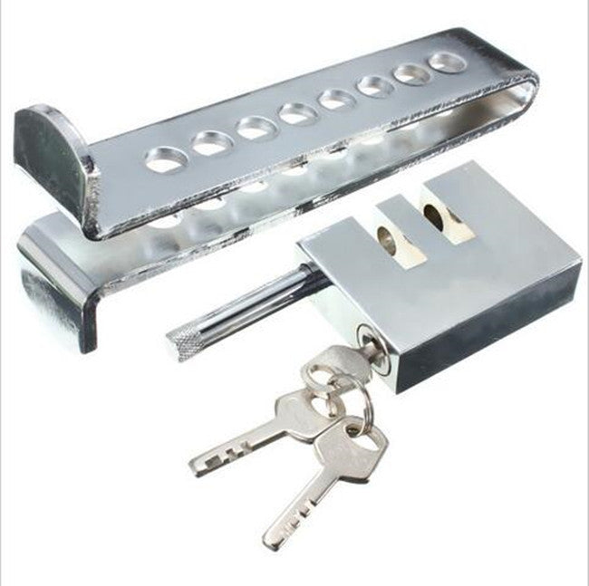 Car AUTO Stainles Steel Anti-theft Device Clutch Pedal Lock Brake Security Tool