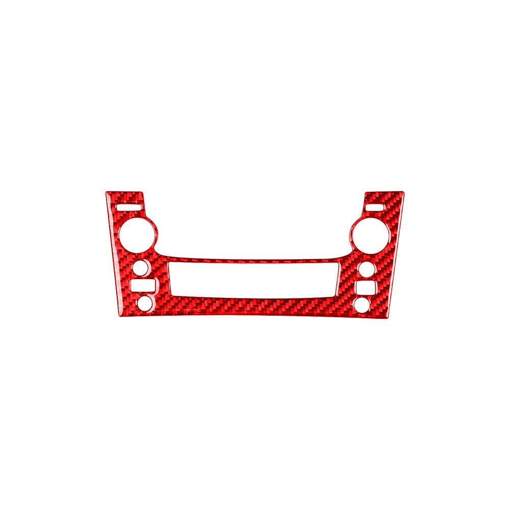 For Luxus GS 2006-2011 Red Carbon Fiber Inner CD Panel Switch Button Panel Cover