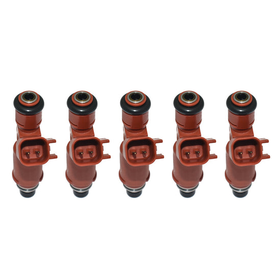 Set of 5 Fuel Injectors for Volvo S60 2001-2005 V70 2001-2007 2.4L 9470229