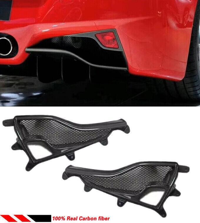 for Ferrari 458 Italia Spider Carbon Fiber Rear Fog Light Cover Replacement Part