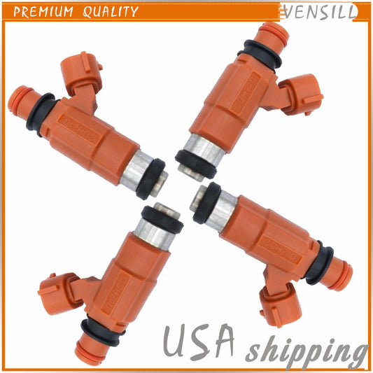 4X Fuel Injector 4 Holes for Yamaha YZF-R1 YZFR1 2002-2003 5PW-13761-00-00