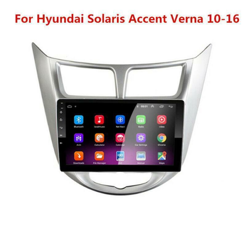 9 Android 9.1 Stereo Radio MP5 GPS Navigation Wifi Fit for Hyundai Accent 10-16