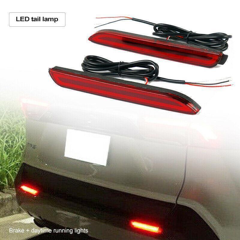 for Toyota RAV4 2019-23 LED Rear Fog Light Tail Bumper brake Driving Light 2X