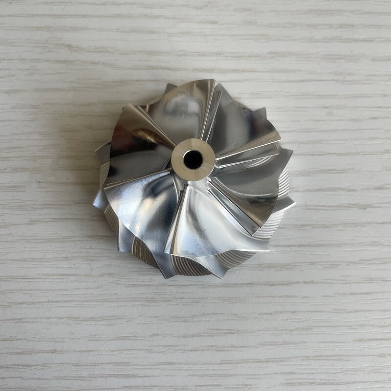 K04 46.39/56.08 mm 6+6 Blade Aluminum 2618/Milling/Blank Compressor Wheel