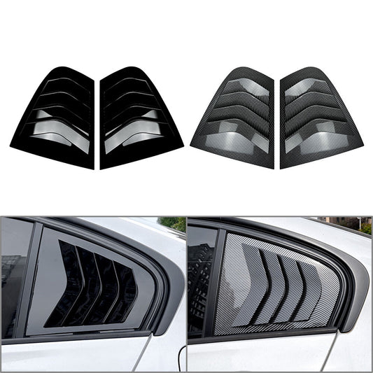 Rear Side Window Quarter Louver Trim for BMW 3 Series F30 2013-2019