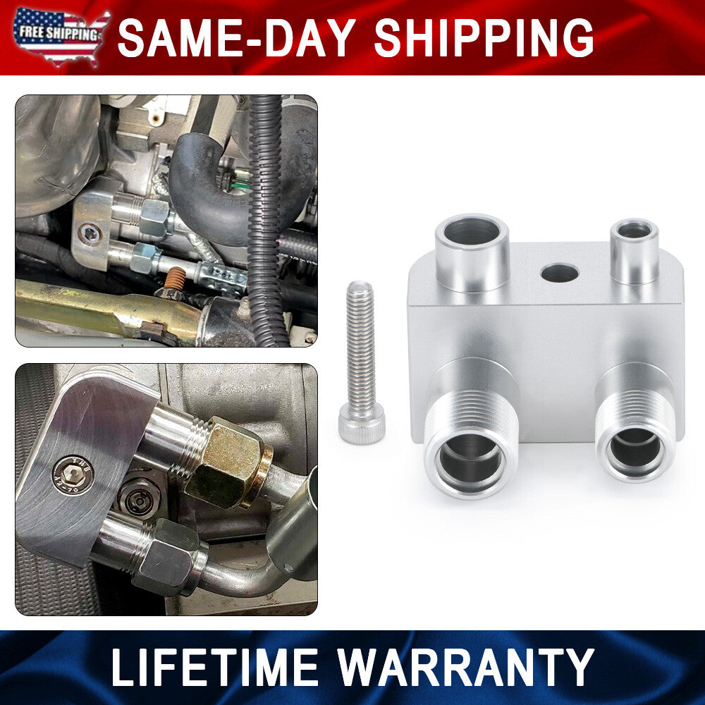 For GM Gen V L86 L83 L82 Engine Swap Conversion A/C Compressor Adapter Fitting