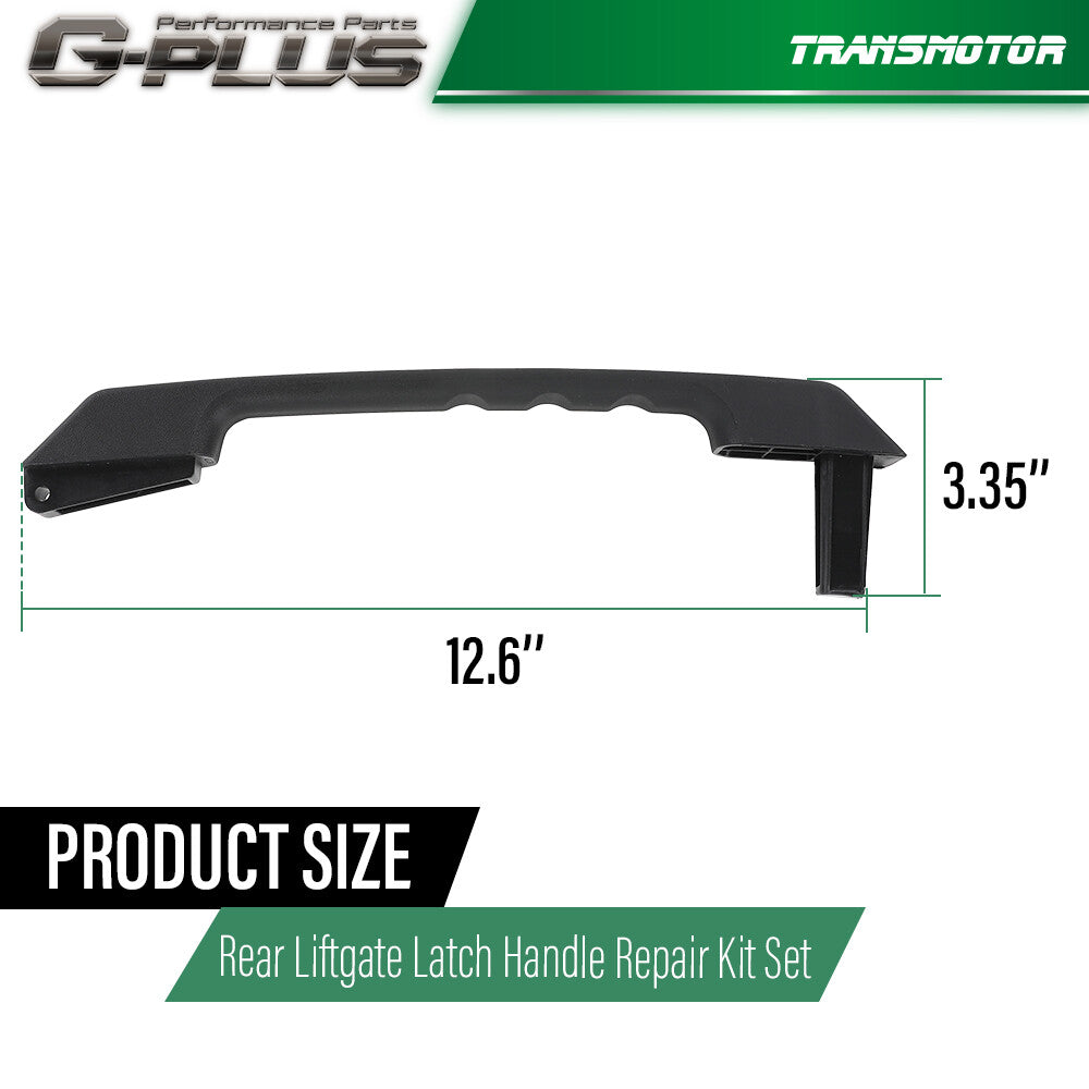 Liftgate Handle Repair Kit, Black, Suitable for 2003-2009 for Hummer H2 15135441