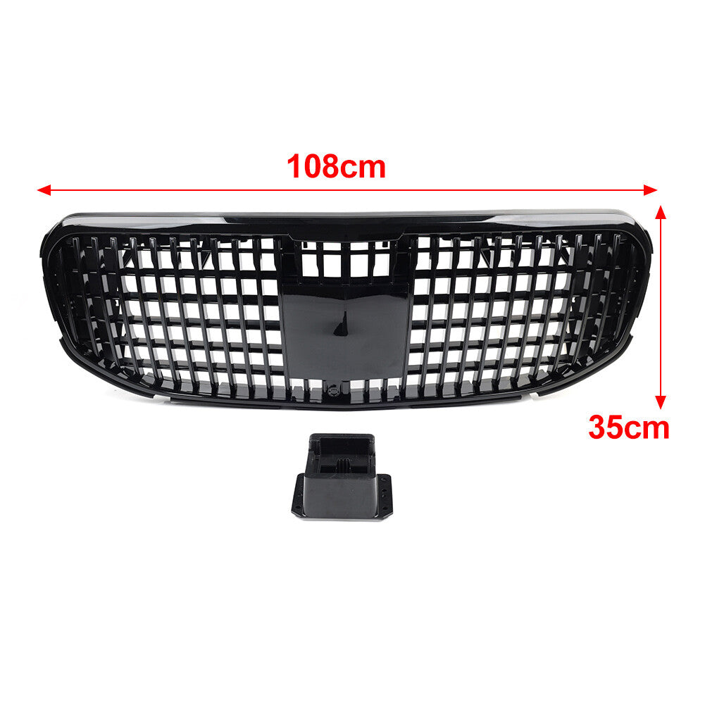 Front Bumper Hood Grille for Benz GLS Class X167 2020-2024