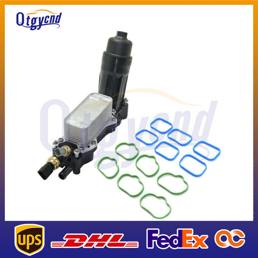 Engine oil cooler filter housing adapter assembly for 14-17 for Dodge for Jeep for Ram 3.6L